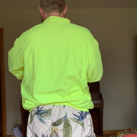 🏄 Vintage 🌊 Surf Style 90’s Neon Windbreaker 🌊 - Picture 6 of 6